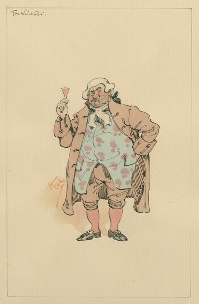Der Winzer, ca. 1920er von Joseph Clayton Clarke